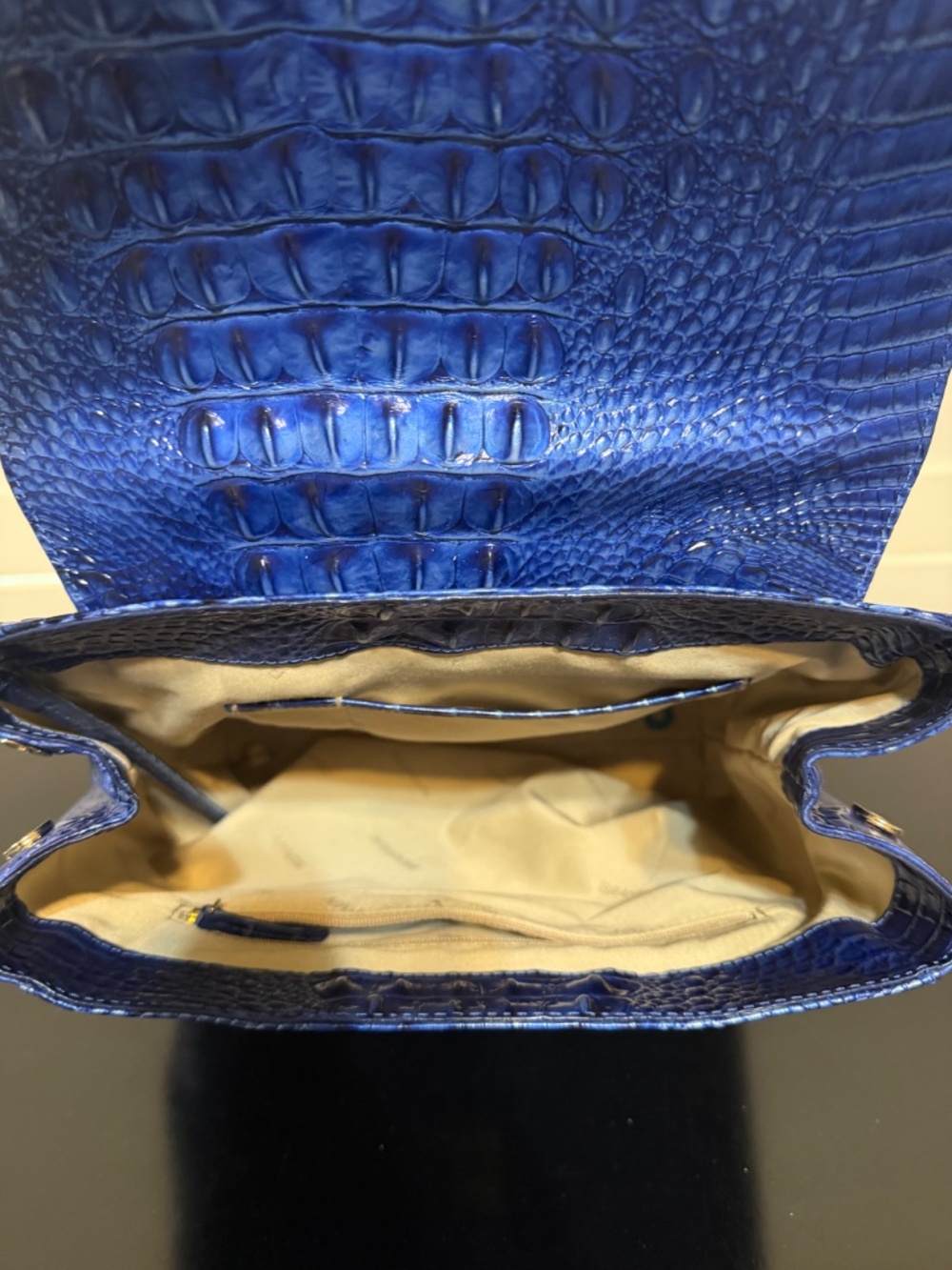 Brahmin Sadie Vista Blue Ombre Backpack - Picture 3 of 4